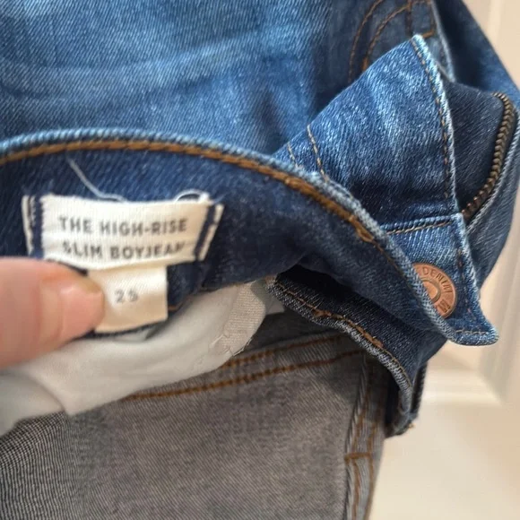 Madewell High-rise slim boyfriend Jean - Picture 2 of 3